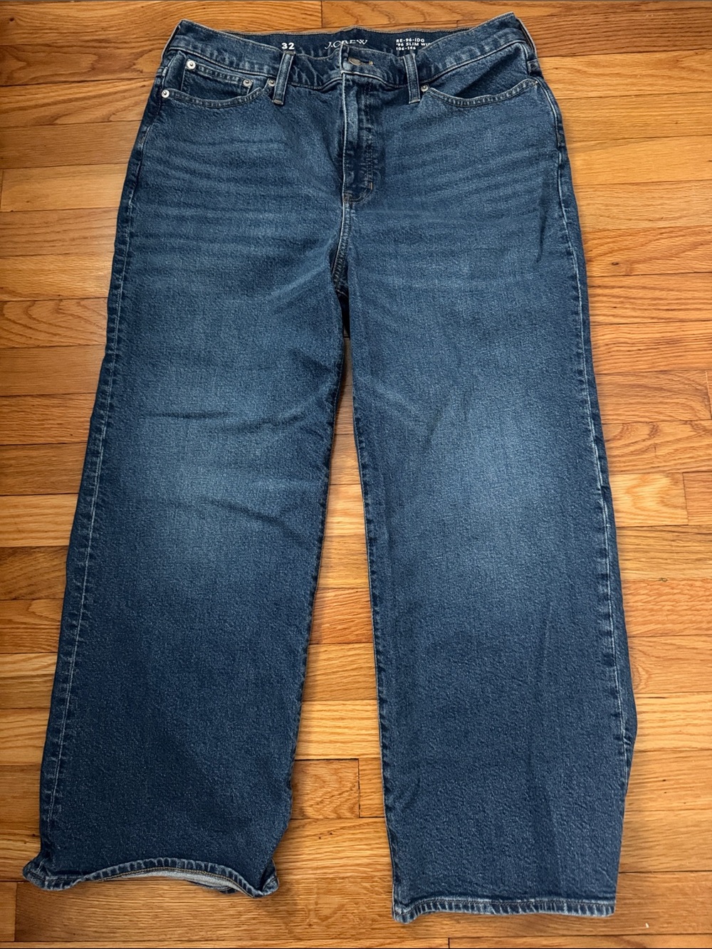 Womens Dark Baggy Blue Jeans perfect condition.